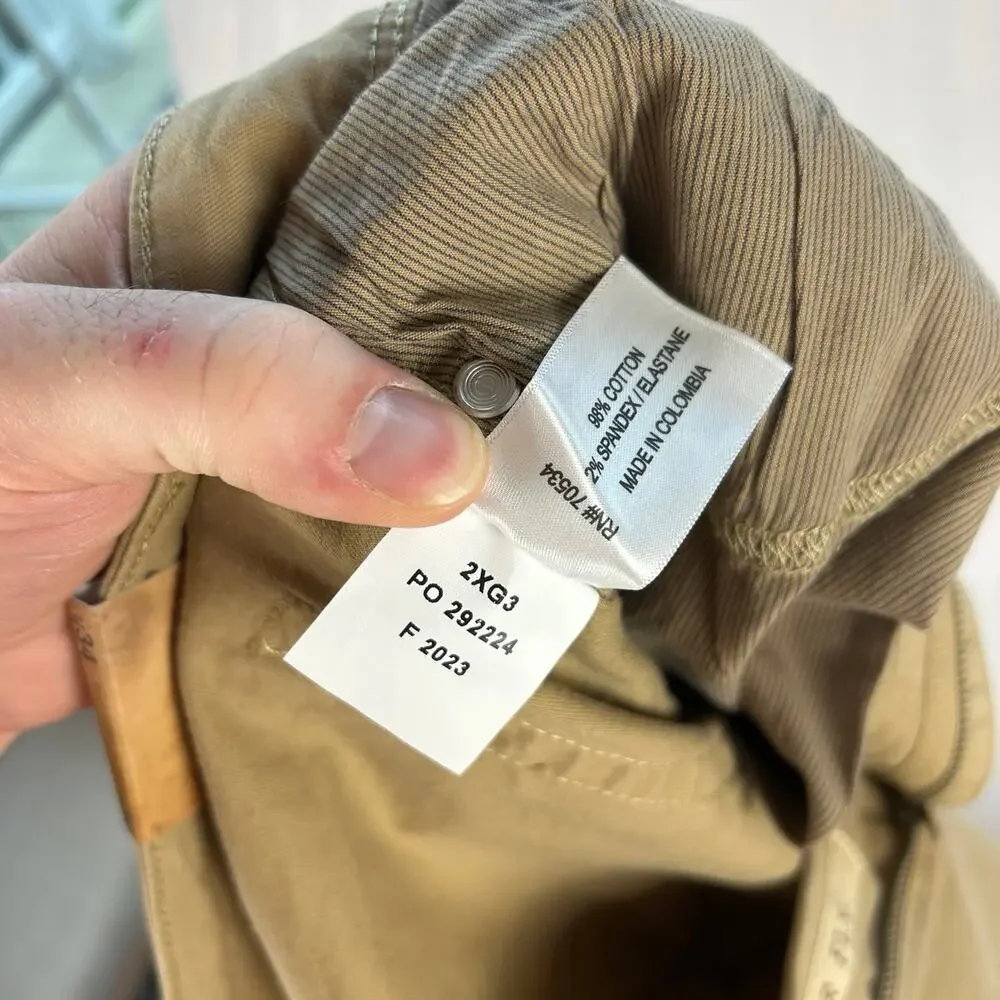 NWT Orvis Five-Pocket Stretch Twill Pants – Desert Khaki W34 L30 – MSRP $109